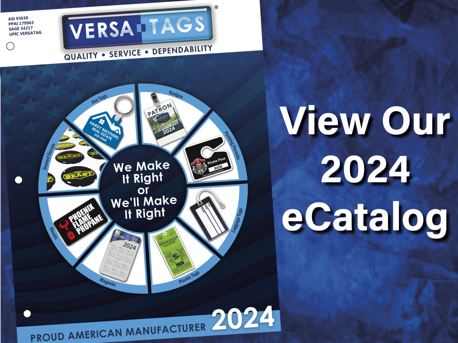 Link for the Versa-Tags 2024 Catalog